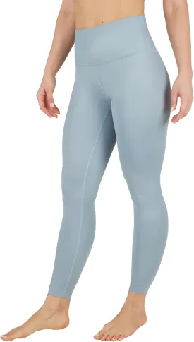 90 Degree By Reflex Womens High Waist High Shine Faux Leather Ankle Leggings