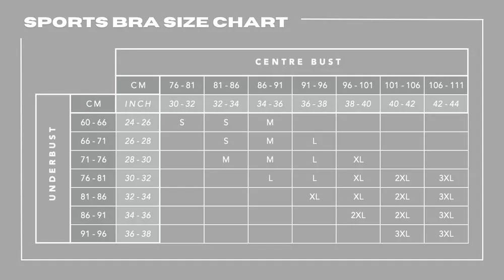 ATHENA FIGHTWEAR ATHENA SPORTS BRA (BLACK)