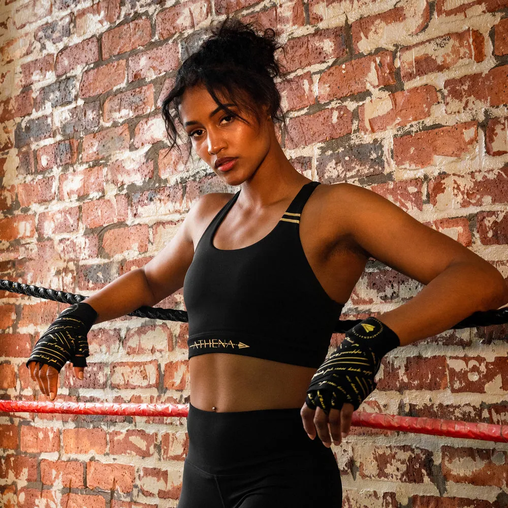 ATHENA FIGHTWEAR ATHENA SPORTS BRA (BLACK)