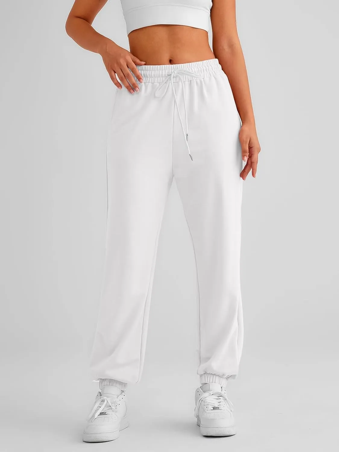 AUTOMET Women's Cinch Bottom Sweatpants Athletic Joggers Lounge Pants with Pockets
