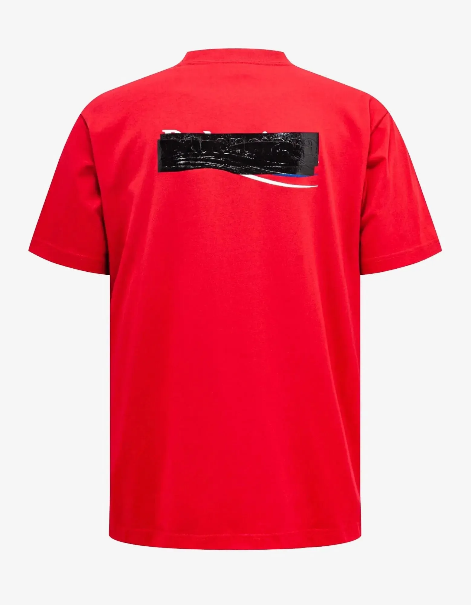 Balenciaga Red Gaffer Logo Large T-Shirt