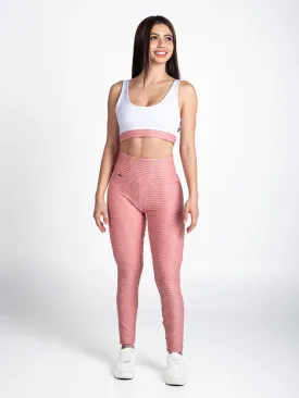 Elite Legging with Scrunch- Pink Rose