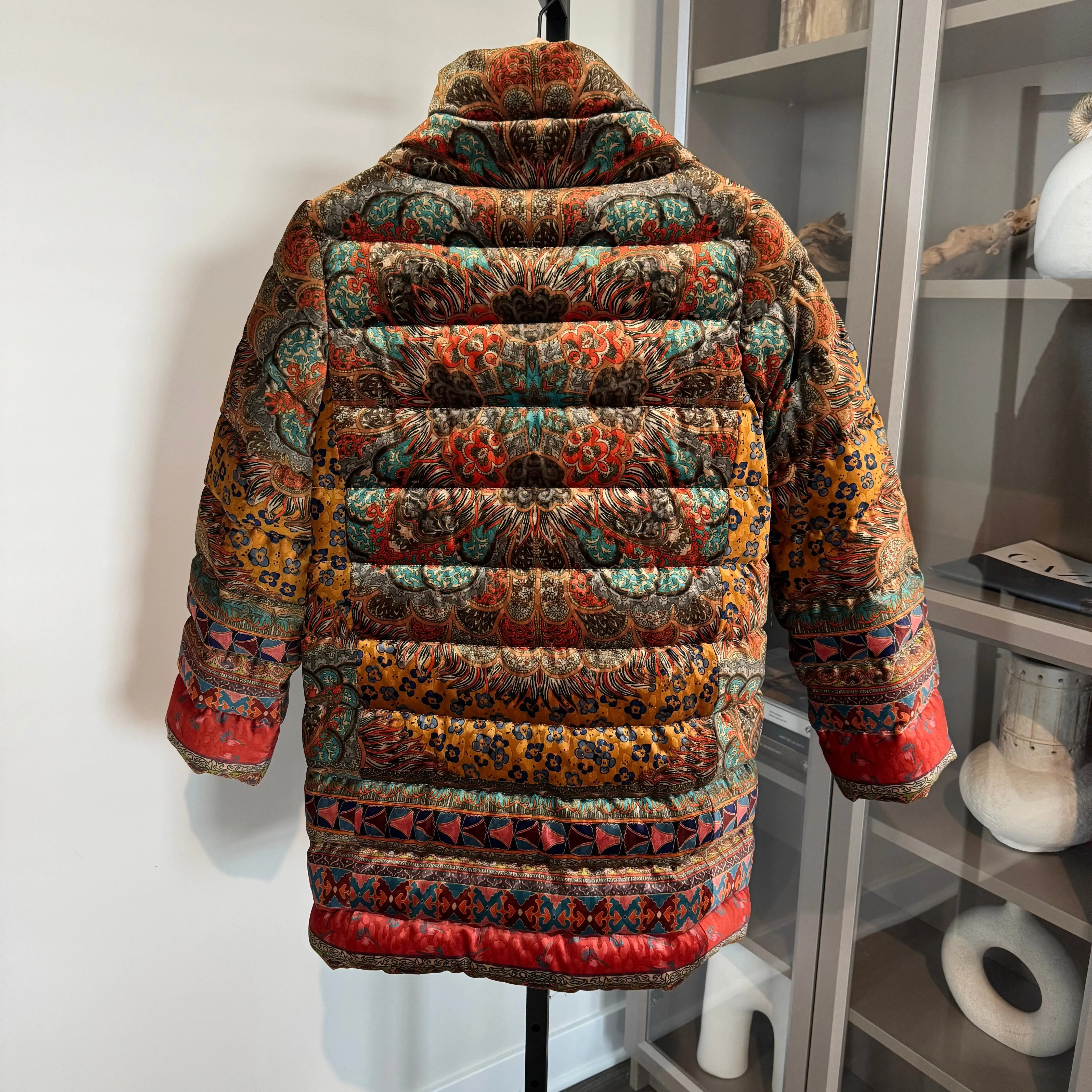 Etro Velvet Down Puffer Coat