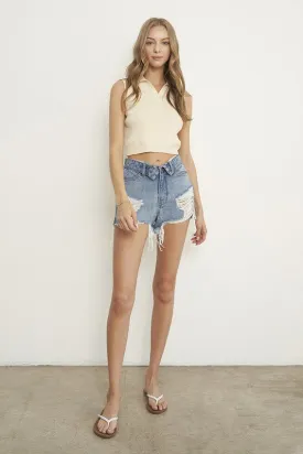 FLIP DENIM SHORTS