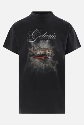 Getaria print cotton oversized t-shirt