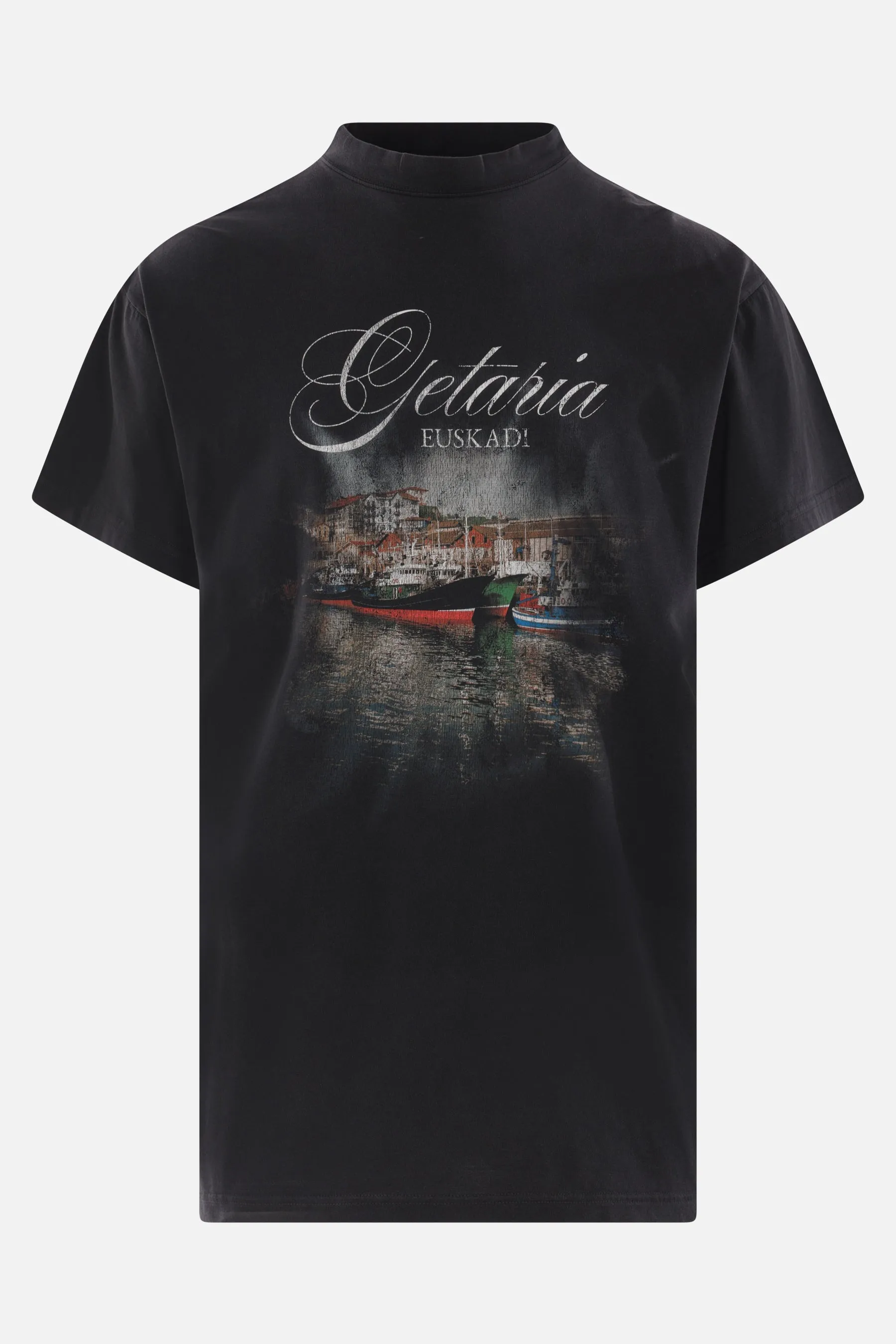 Getaria print cotton oversized t-shirt