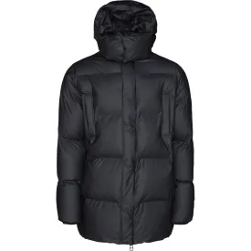 Hooded Puffer Coat - Black