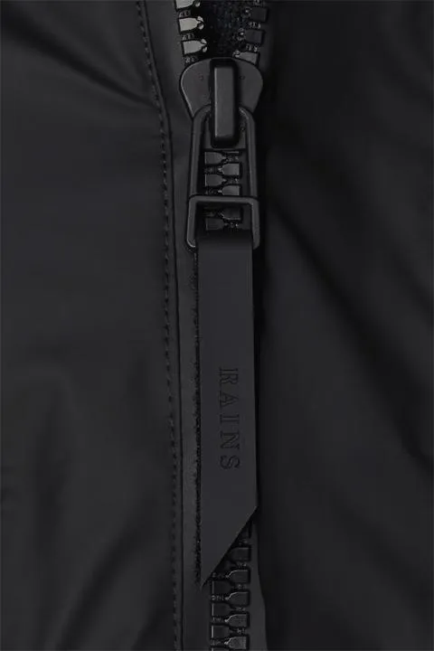 Hooded Puffer Coat - Black