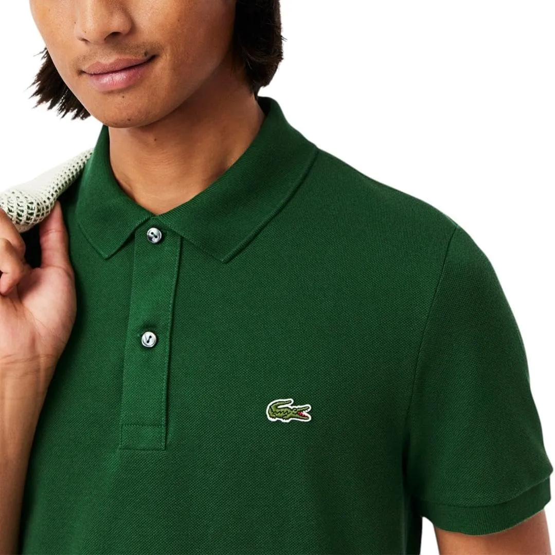 Lacoste Men's Legacy Classic Pique Slim Fit Short Sleeve Polo Shirt