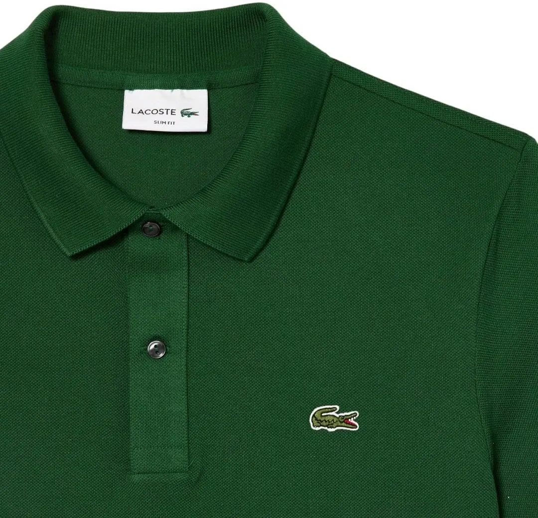 Lacoste Men's Legacy Classic Pique Slim Fit Short Sleeve Polo Shirt