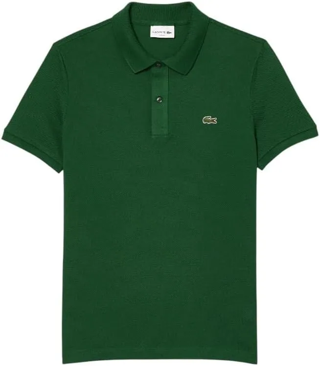 Lacoste Men's Legacy Classic Pique Slim Fit Short Sleeve Polo Shirt