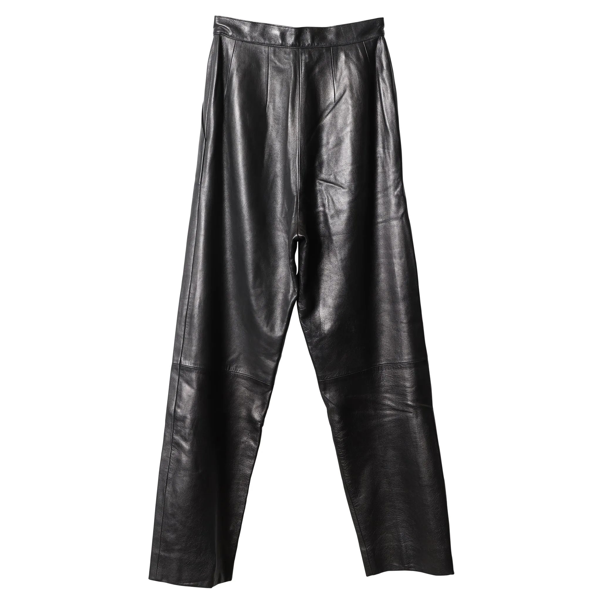 LEATHER PANTS / BLACK