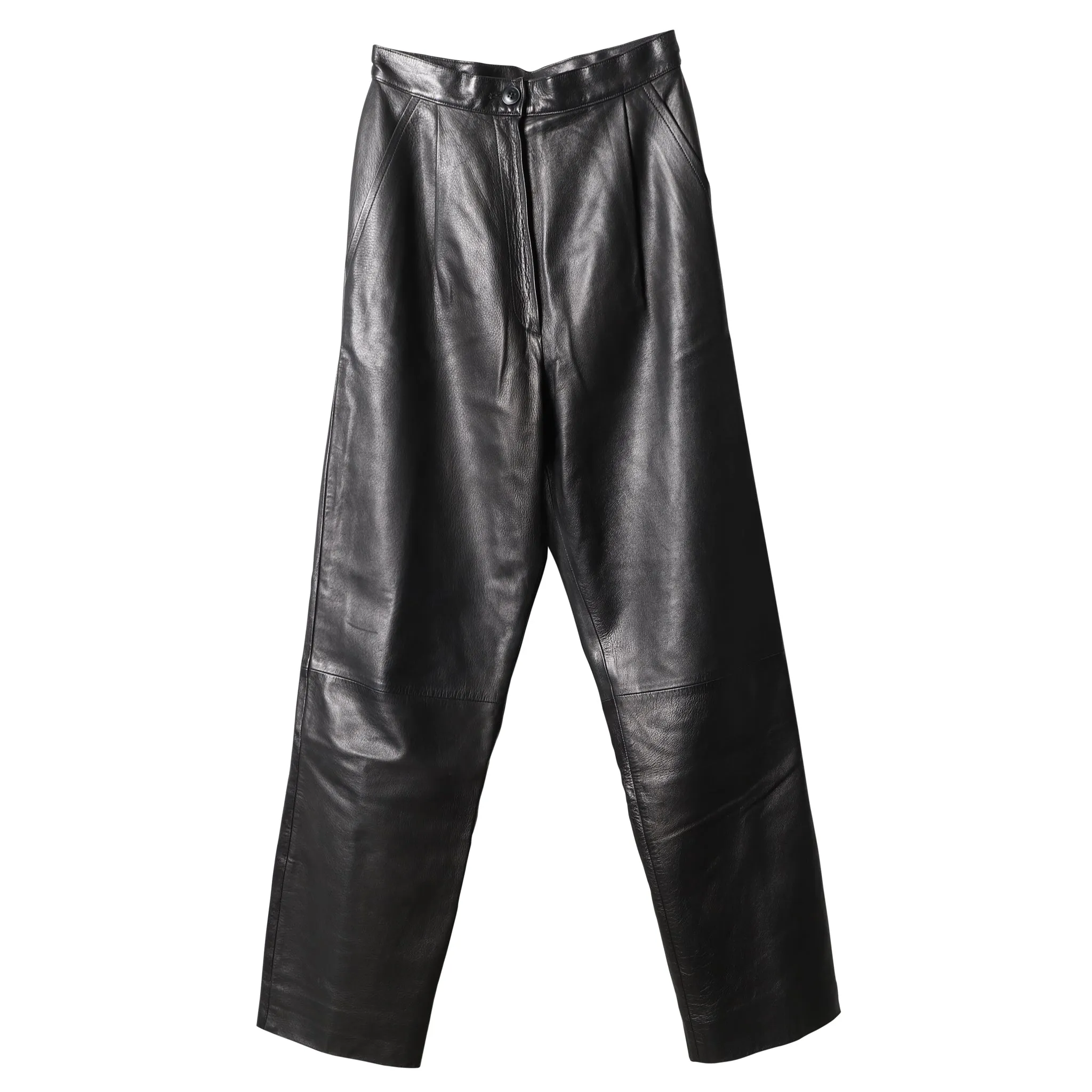 LEATHER PANTS / BLACK