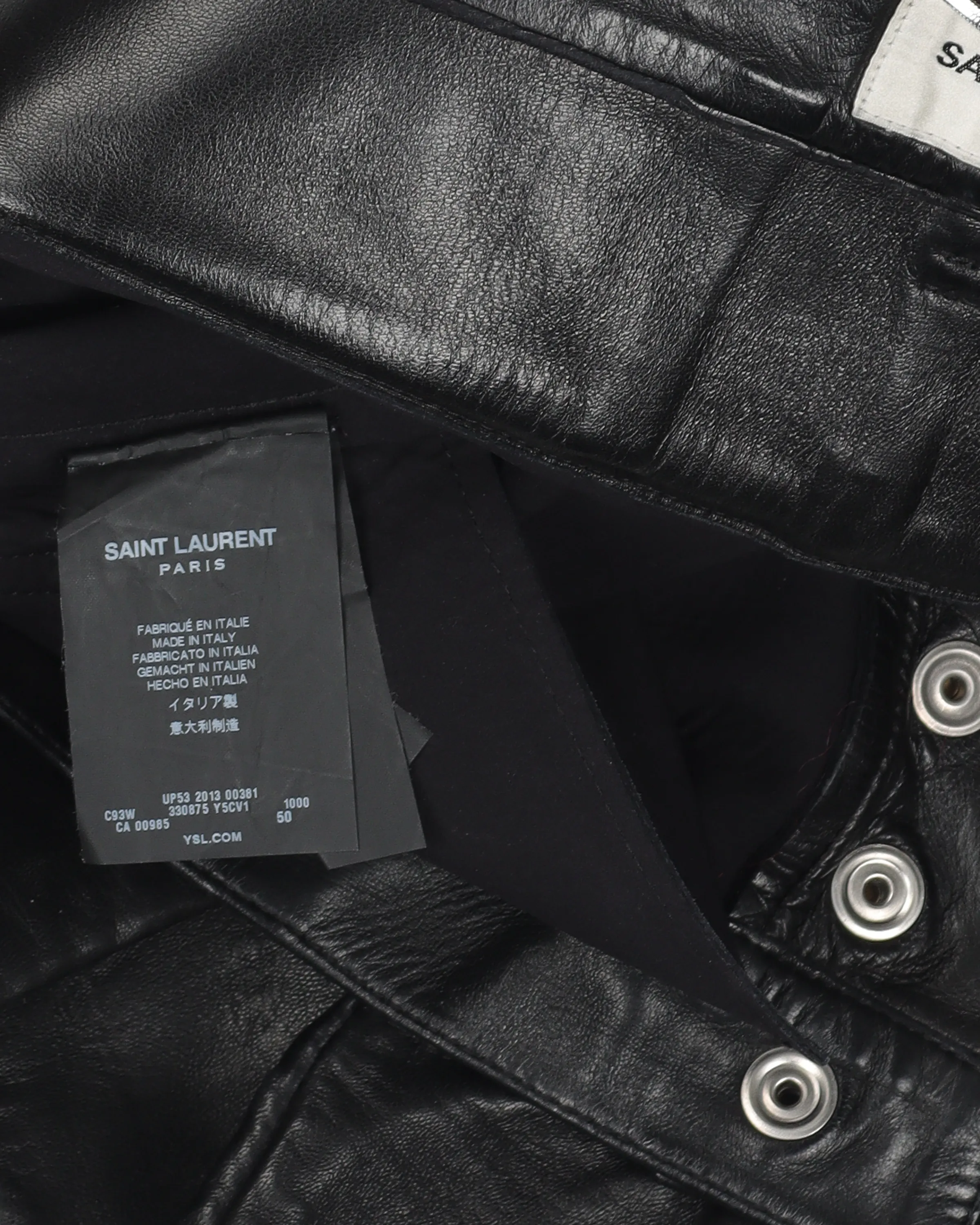 Leather Tassled Moto Pant (2013)