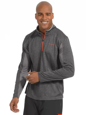 Men's Bird's Eye Mesh Half Zip Shirt
