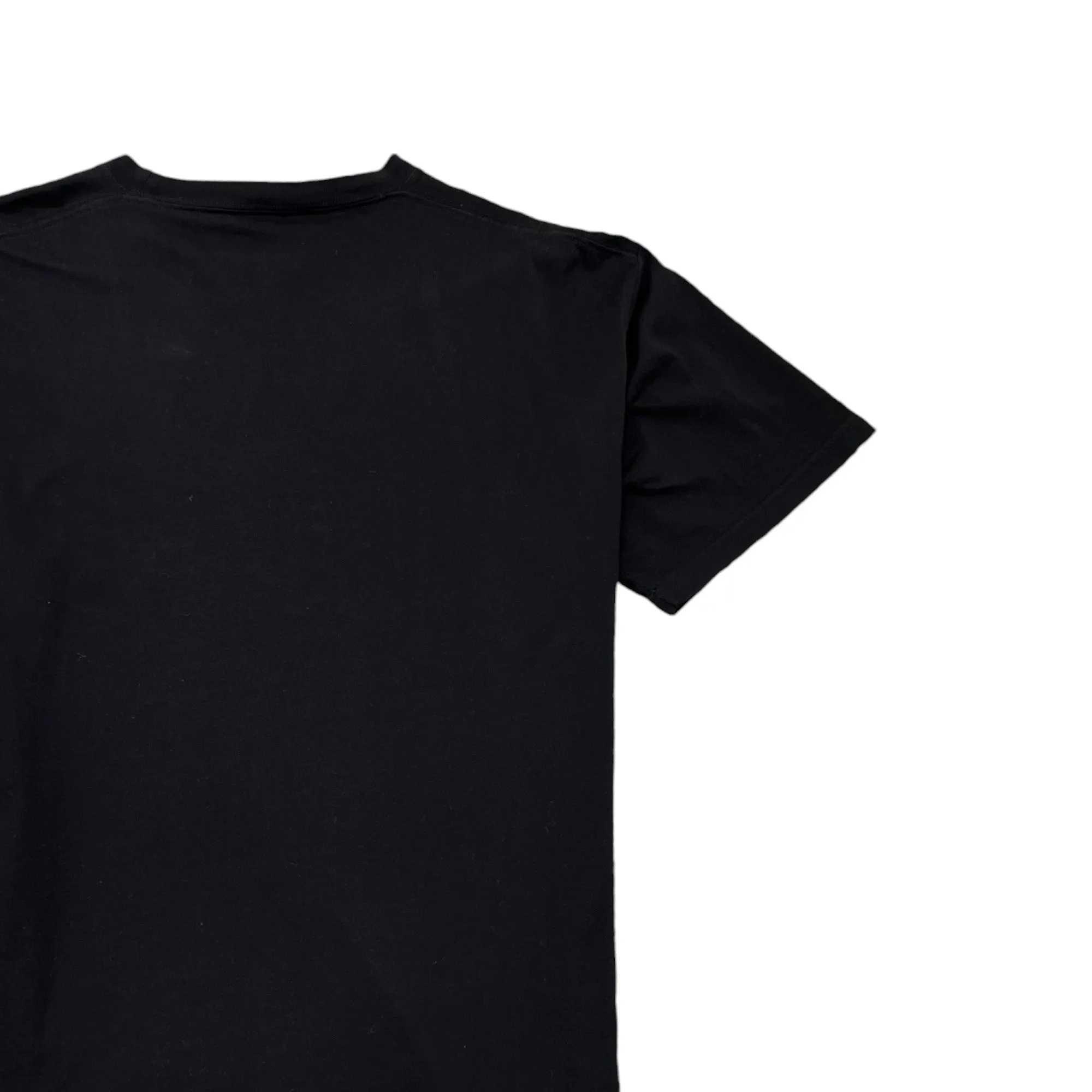 Men's Oversized Logo T-Shirt Black Size XS