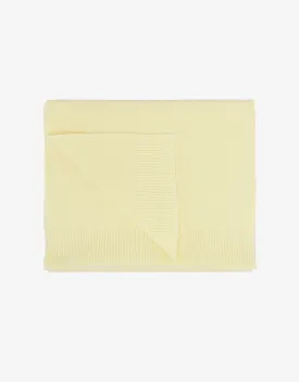 Merino Wool Scarf - Soft Yellow