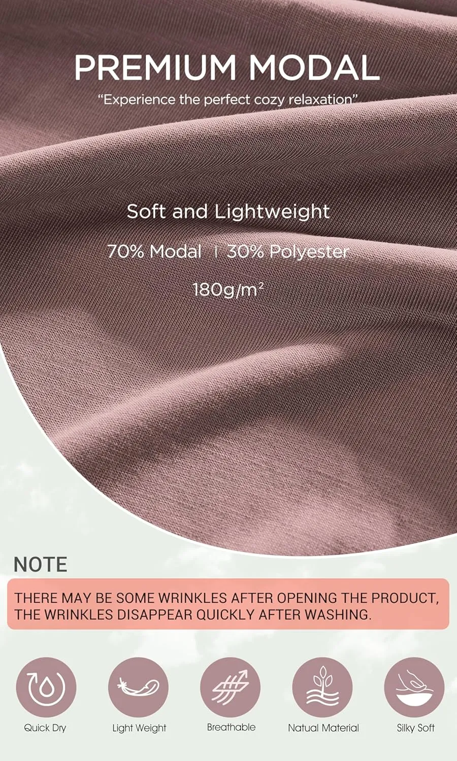 ODODOS Women's Modal Soft Long Sleeve Tee with Thumb Hole Athletic Gym Workout Tops Yoga Shirts