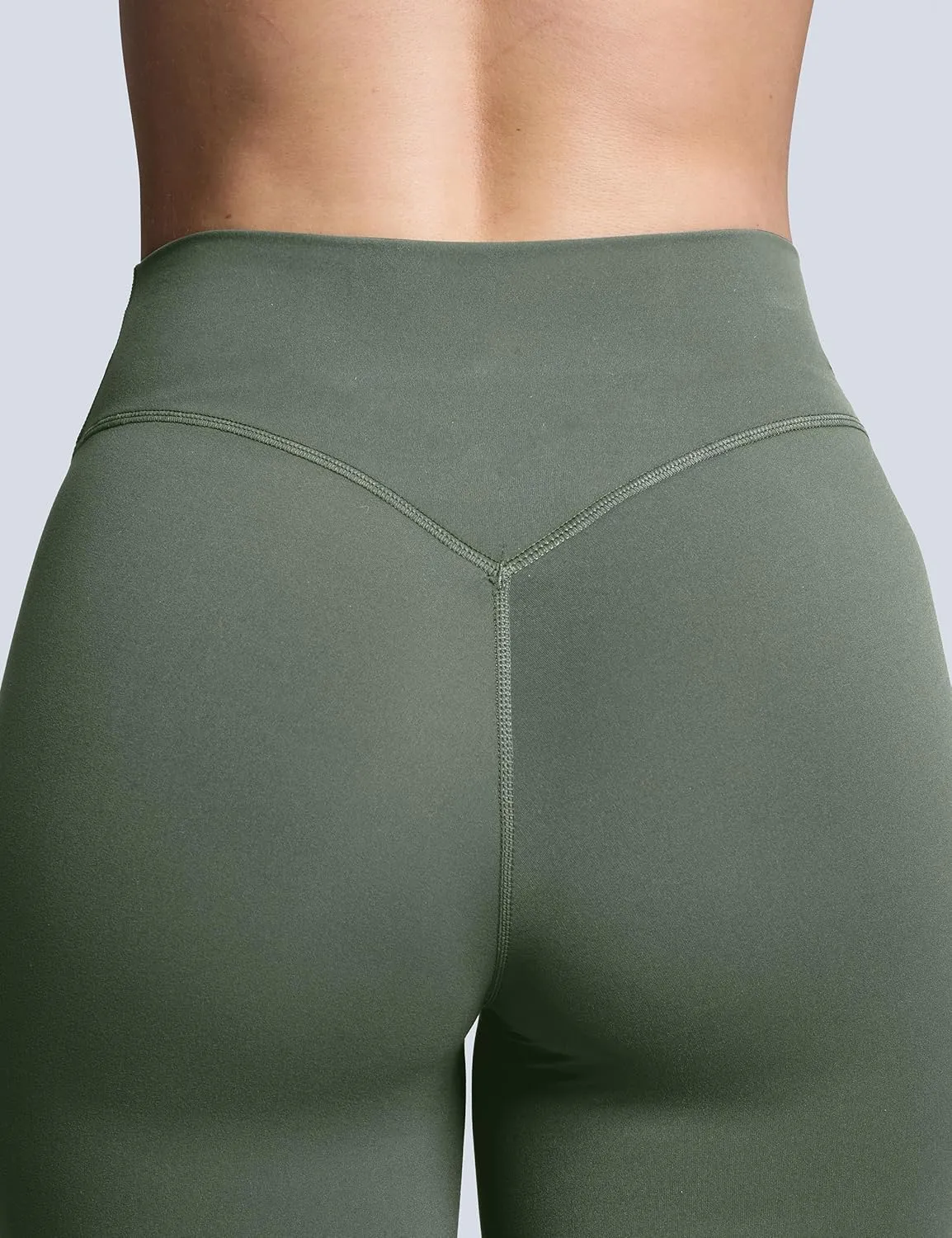 Olmlmt No Front Seam Workout Leggings for Women Tummy Control Butt Lifting Leggings Buttery Soft Gym Yoga Pants
