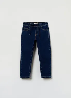 OVS Slim-fit Denim Joggers With Drawstring