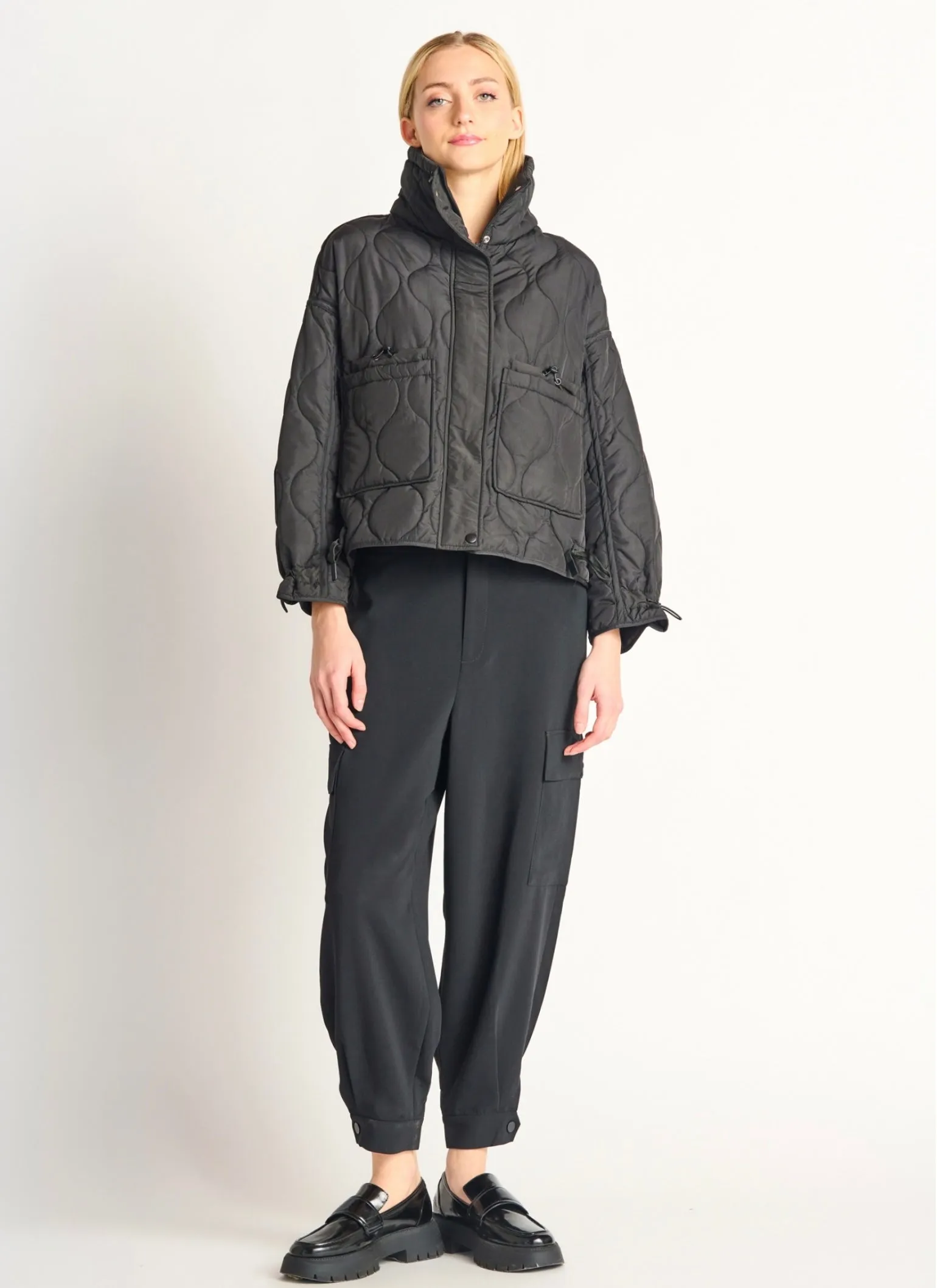 Quilted Puffer Coat Jacket