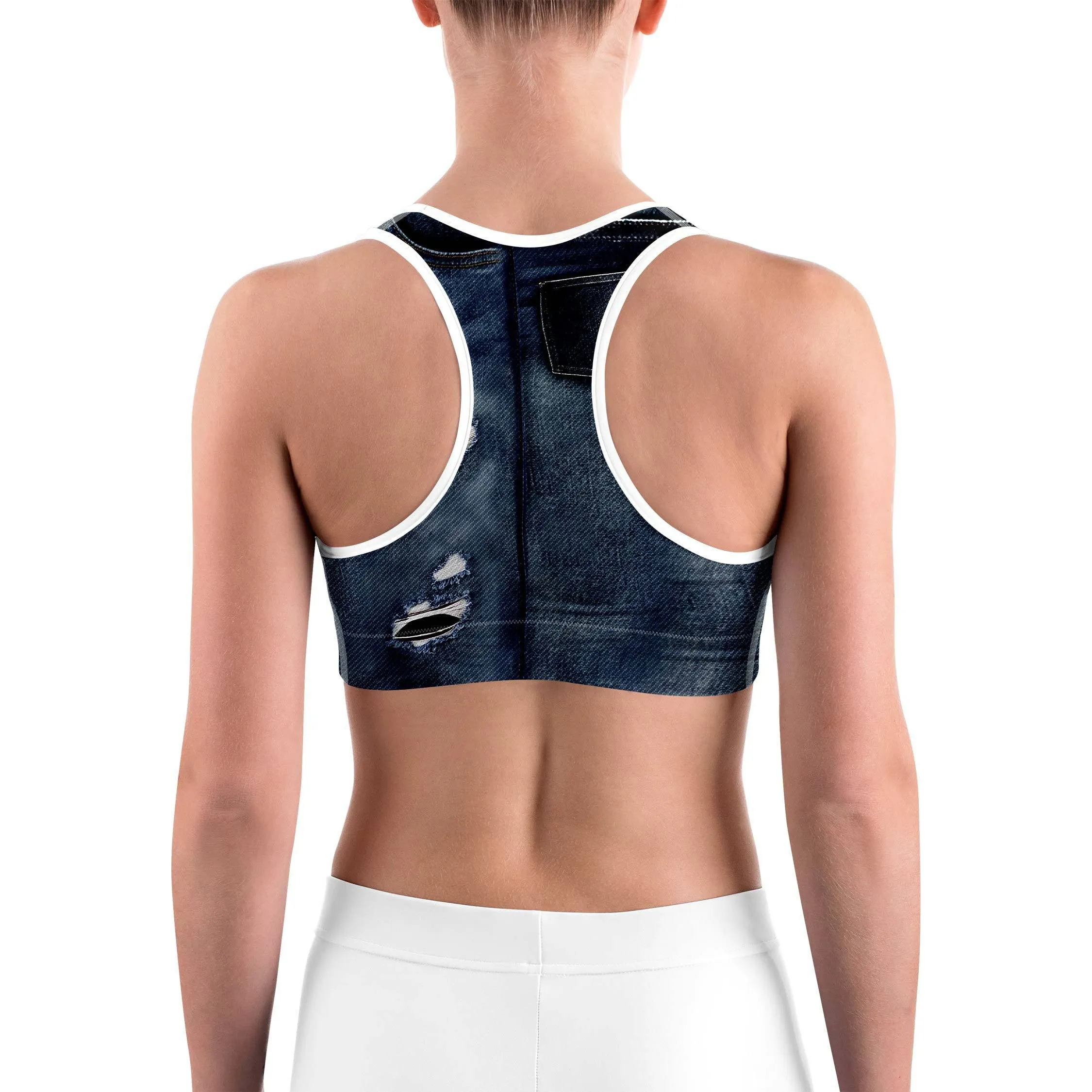 Realistic Denim Sports bra