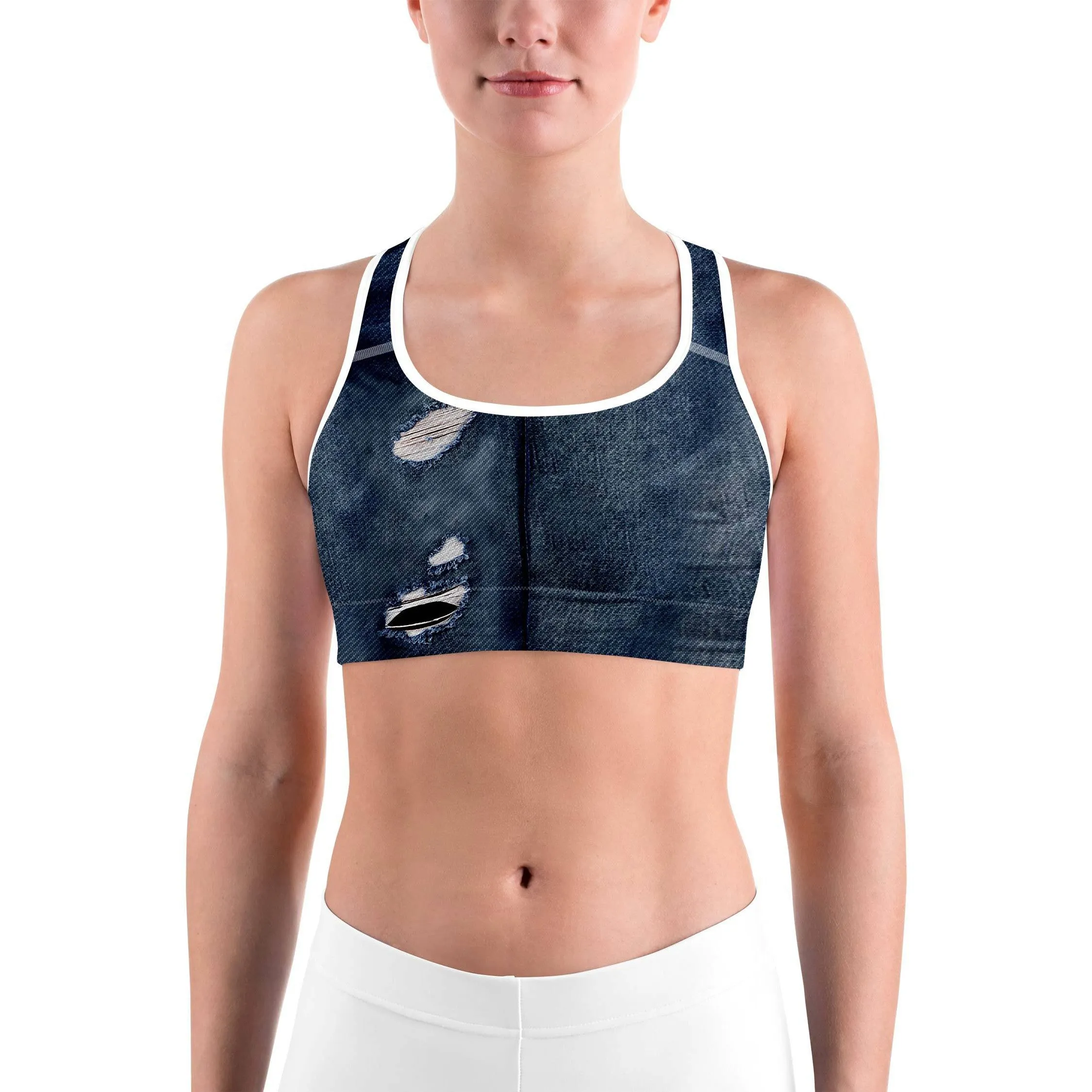 Realistic Denim Sports bra