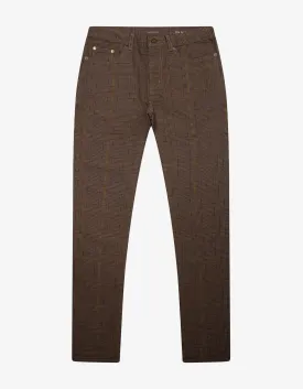 Saint Laurent Prince Of Wales Check Skinny Jeans