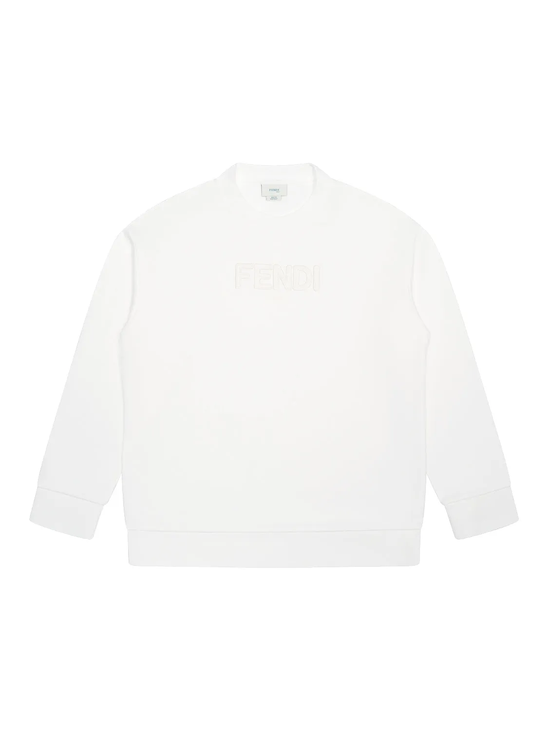 Sweatshirt mit Logo - Weiß