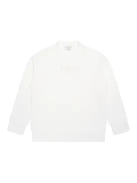Sweatshirt mit Logo - Weiß