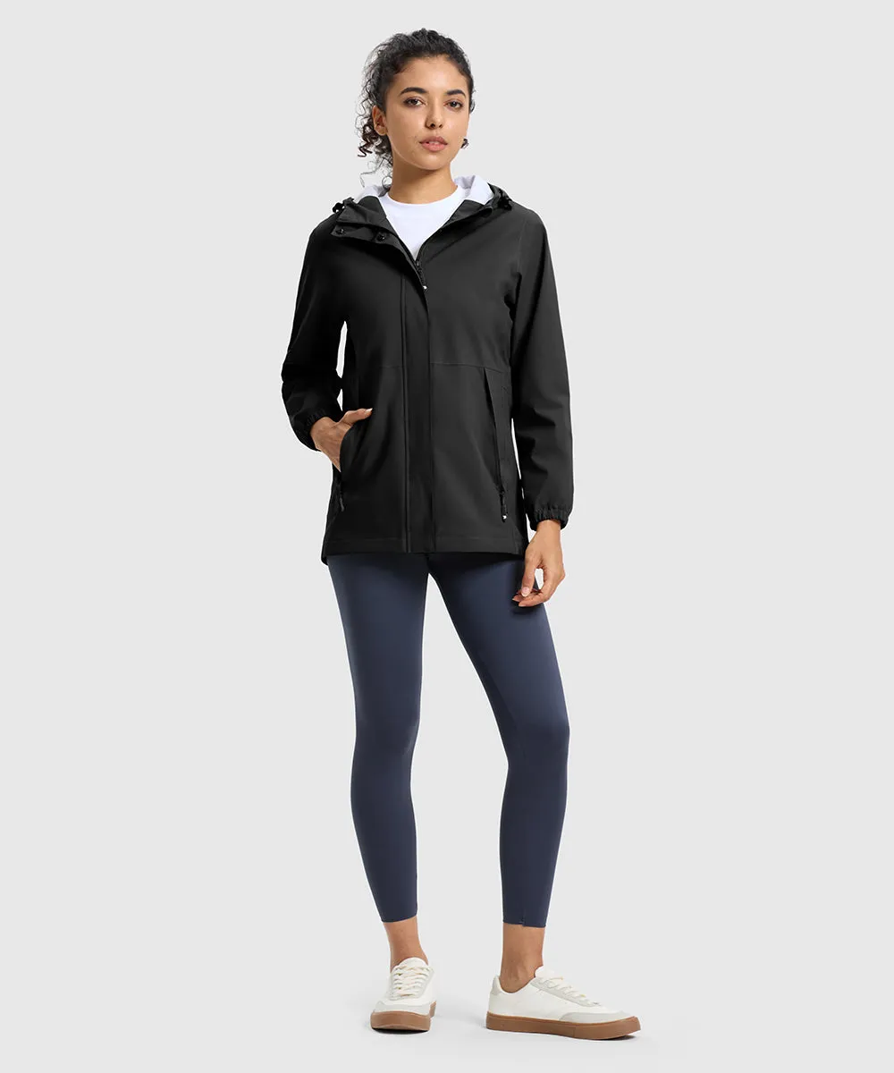 Women's Hood Cycling Bike Waterproof Jackets