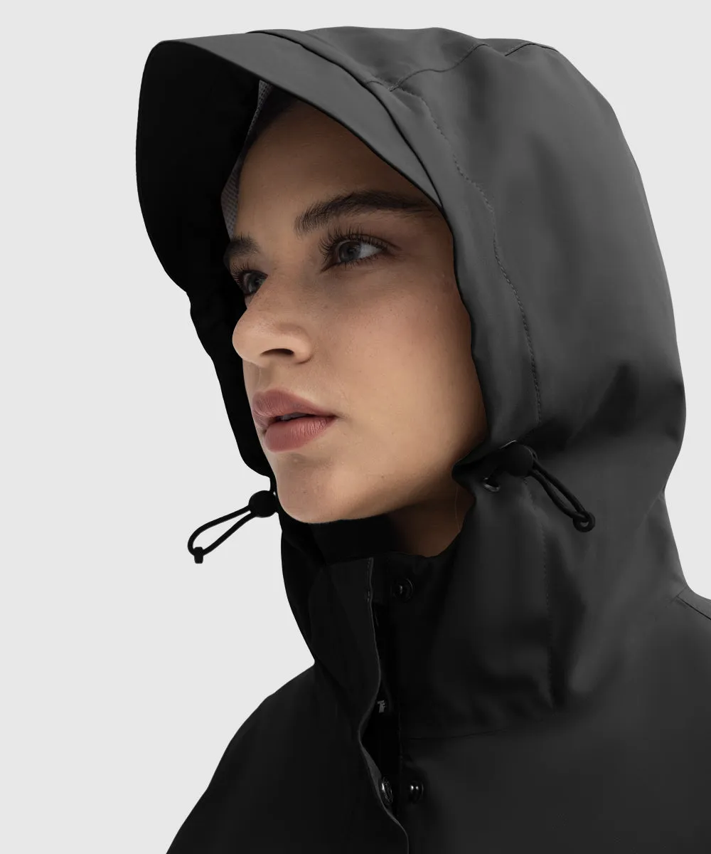 Women's Hood Cycling Bike Waterproof Jackets
