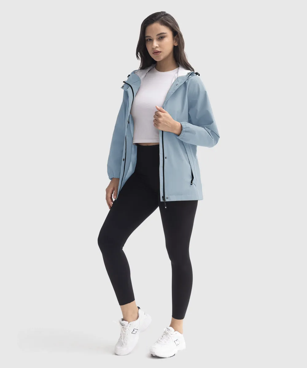 Women's Hood Cycling Bike Waterproof Jackets