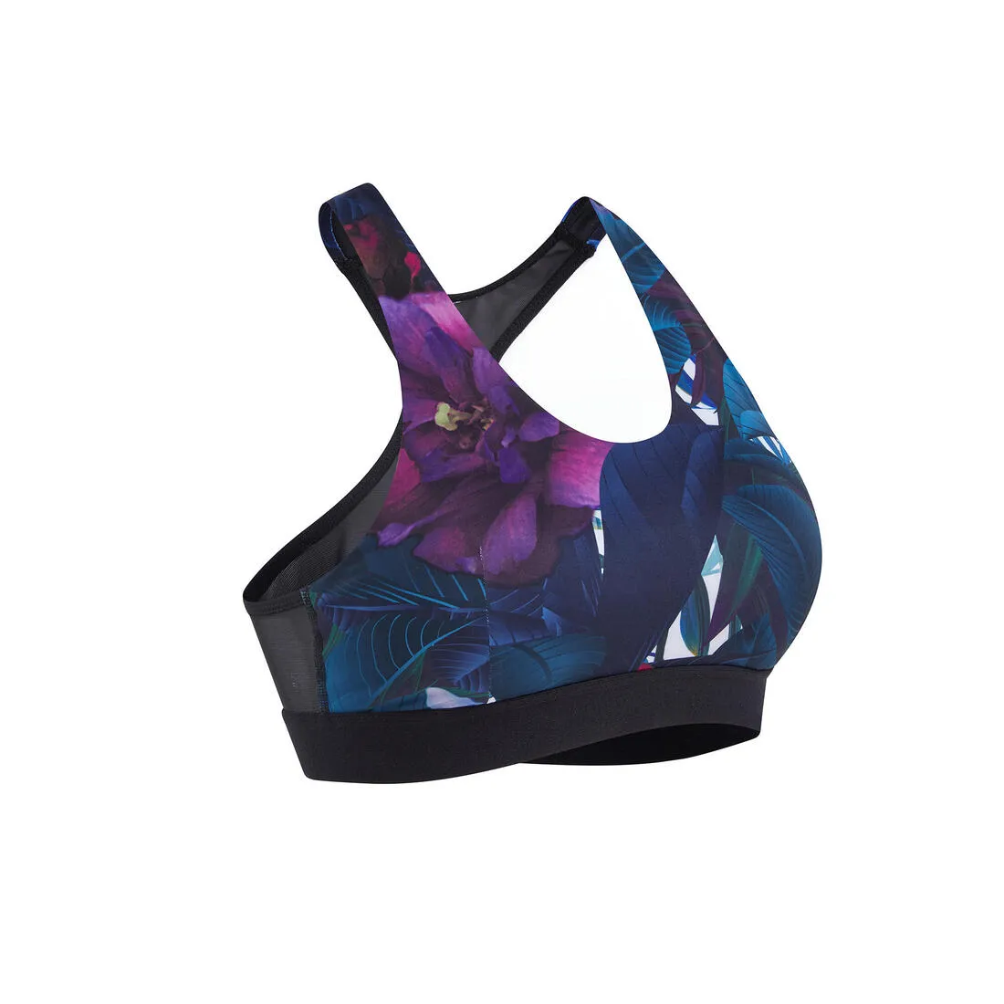 Women's Medium Support Racer Back Sports Bra with Cups
