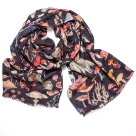 Wool Scarf- Mushroom Magic